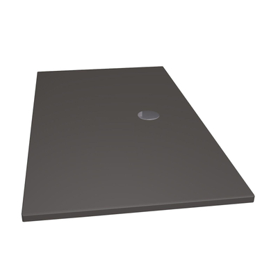 Xenz Flat Plus Douchebak - 90x160cm - Rechthoek - Antraciet mat