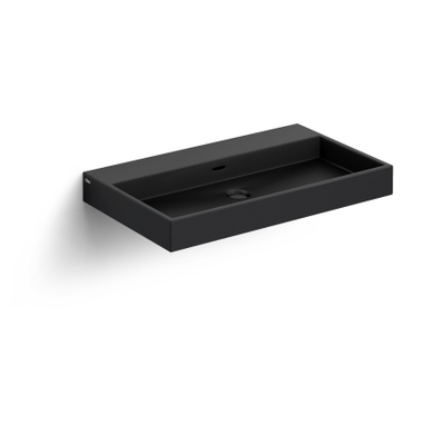 Clou Wash Me lavabo 70x42cm sans bonde Céramique Noir mat