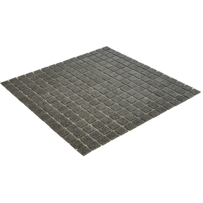 The Mosaic Factory Amsterdam mozaïektegel - 32.2x32.2cm - wand en vloertegel - Vierkant - Glas Grey Mat