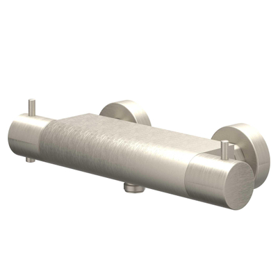 IVY Bond Mitigeur de douche thermostatique - apparent - cooltouch - nickel brossé PVD