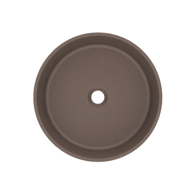 Arcqua Case Opbouw Waskom - rond - 40cm - mat mokka