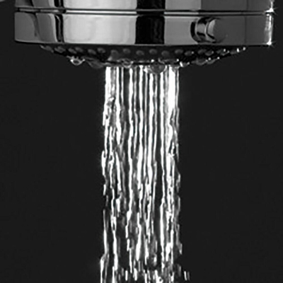 Tiger Boston Douchette à main Massage Inox poli Pomme de douche diamètre 8.3cm
