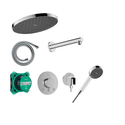 Hansgrohe Design ShowerSet Acitvera S/Ecostat Comfort, iBox 2 chroom