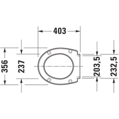 Duravit Duraplus Toiletzitting - compact - wit