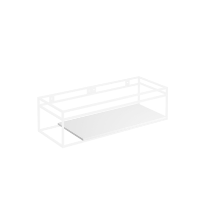 Clou Frame tablette 86,8x42cm insert Aluite blanc