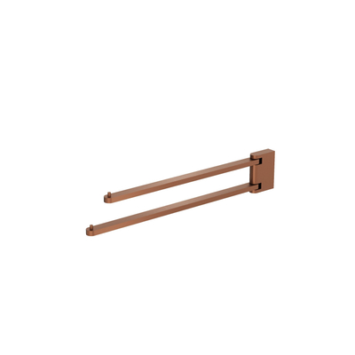 Crosswater MPRO Handdoekstang - 44.6cm - draaibaar - geborsteld brons