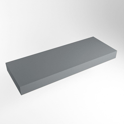 Mondiaz TOP 51 Vrijhangend Topblad - 140x51x12cm - geschikt voor waskom - Solid surface - Plata