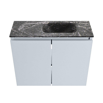 MONDIAZ TURE-DLUX Meuble de toilettes 60cm Clay. Lavabo EDEN Lava position à droite. Avec 1 trou de robinet.