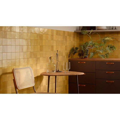 ÉCHANTILLON Carrelage mural Ragno Melange 100X100 Kaki 10mm Brillant