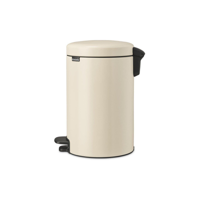 Brabantia NewIcon Pedaalemmer - 12 liter - kunststof binnenemmer - soft beige