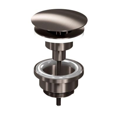 INK afvoerplug - always open - Metal black OUTLETSTORE