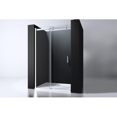 Best Design Erico Porte pour installation en alcôve coulissante 108 110cm H200cm Verre NANO 8mm