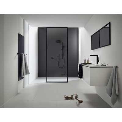 Hansgrohe Pulsify Select Ensemble de douche 90cm avec pommeau 10.5 Ecosmart 3 jets Relaxation Noir mat