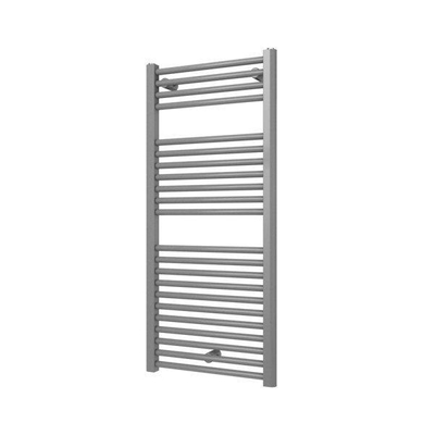 Plieger Palermo designradiator horizontaal 111.1x50cm 519W zilver metallic