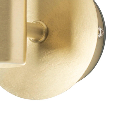 QAZQA Cederic applique murale 8x14,2x11,4 cm - IP44 - laiton brossé (doré)