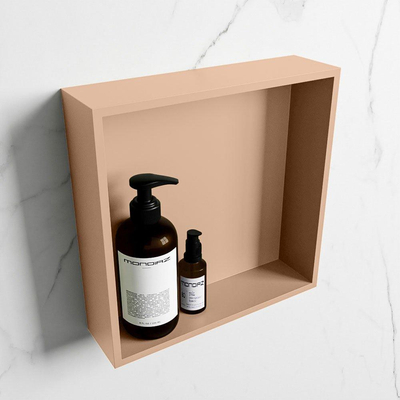 MONDIAZ EASY Niche - 29,5x29,5cm - convient pour encastré ou posé - 1 compartiment - couleur Rosee | Rosee
