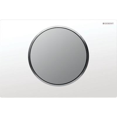 Geberit Sigma10 bedieningplaat met frontbediening voor toilet 24.6x16.4cm wit