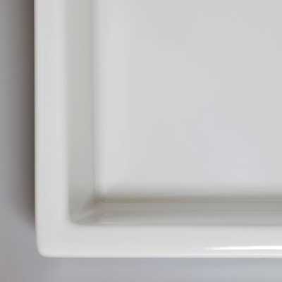 Duravit Vero Air Lave-mains - 45x35cm - à poser - 1 trou de robinet - avec trop-plein - aiguisé - blanc