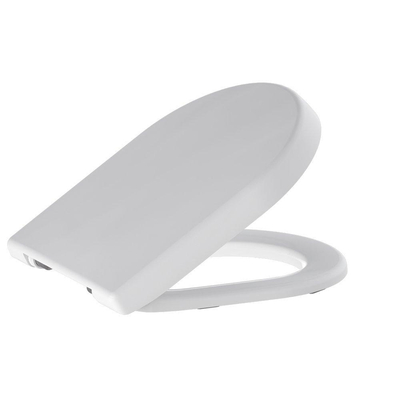 Saniclass Abattant WC déclipsable et frein de chute blanc pour cuvette Villeroy & Boch Subway 2.0 avec kit de fixation blanc alpin brillant