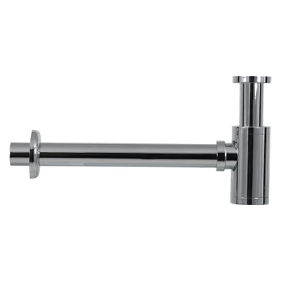 Differnz Hura kit lave-mains - 38,5x18,5x9cm - Rectangulaire - 1 trou de robinet - robinet courbé en chrome - poignée croix - Céramique Blanche