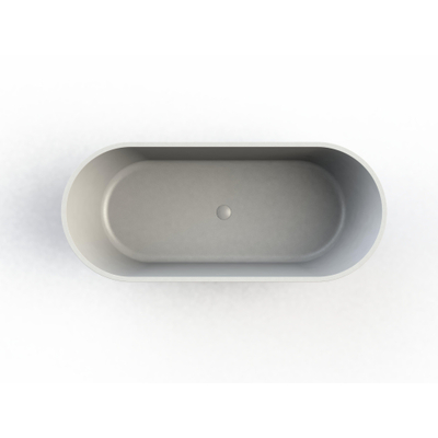 Arcqua Pinto Baignoire îlot 180x80 mat blanc