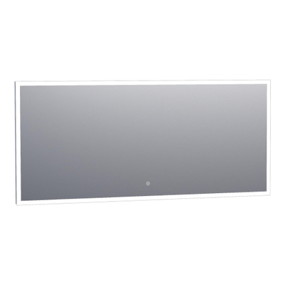 Saniclass Edge spiegel 160x70cm inclusief dimbare LED verlichting met touchscreen schakelaar