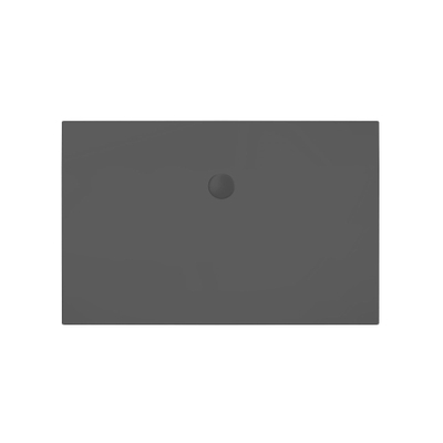 Xenz Flat Plus Douchebak - 90x140cm - Rechthoek - Ebony (zwart mat)