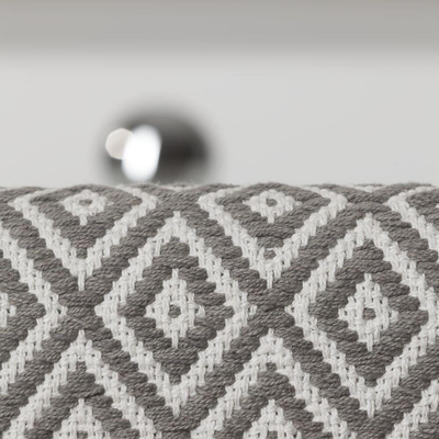Sealskin trellis tapis de bain 60x60 cm en coton gris