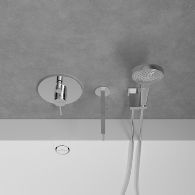 Villeroy & Boch Dawn 1 greeps inbouwkraan afbouwdeel - hoogglans chroom