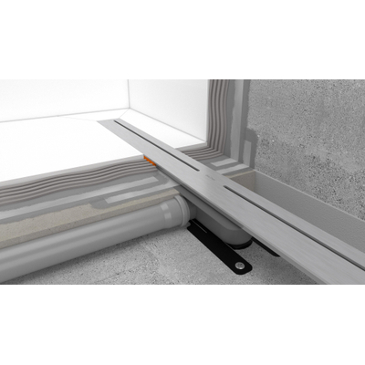 Easy Drain Pureflow Caniveau de douche - 90cm - dryphon - cuivre brossé