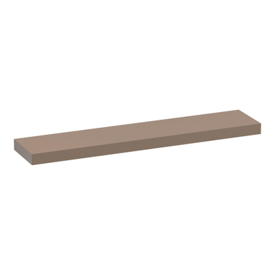 BRAUER Creek topblad vrijhangend - 220x50x10cm - mat mokka