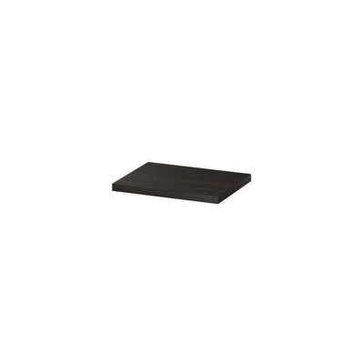 INK Topdeck Wastafelblad - 60x45x3.5cm - tbv onderkast - MFC - Intens eiken