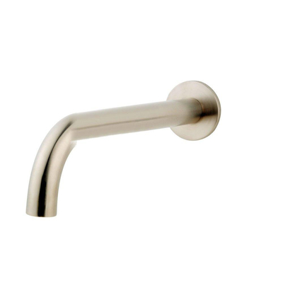 Wiesbaden Caral Bec de baignoire encastrable rond 25 cm 1/2'' acier brossé PVD