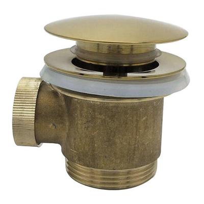 Wiesbaden Caral bonde clic clac évacuation pour baignoire îlot 1 1/2" en laiton brossé
