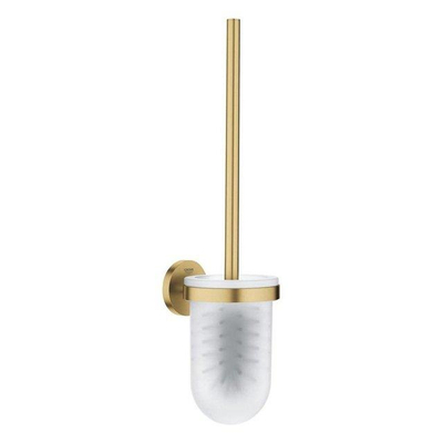Grohe Start toiletset - toiletborstelhouder - handdoekhaak - toiletrolhouder - Sunrise Geborsteld
