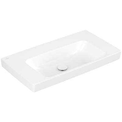 Villeroy & Boch Architectura wastafel - 80x44.5cm - zonder kraangat - zonder overloop - White Alpine (glans wit)