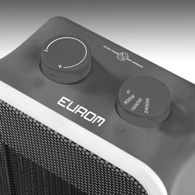 Eurom Safe-T-Heater 2400 Chauffage céramique 2400 watt 13.5x18x26cm Noir
