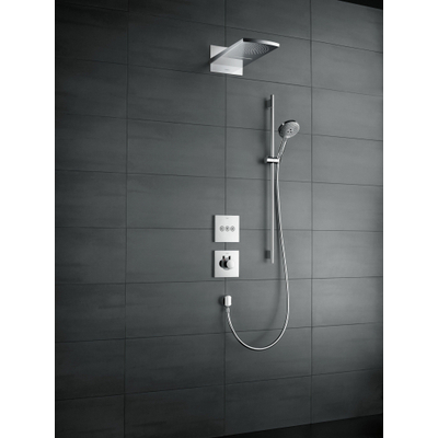 Hansgrohe Raindance select s 120 unica-comfort glijstangset 90 cm. chroom-wit