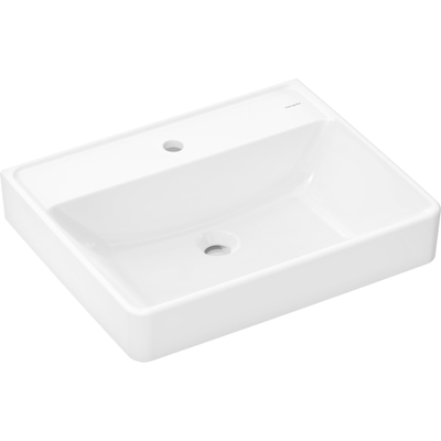 Hansgrohe Xanuia Q Wastafel/Fontein - 60x48cm - inbouw - 1 kraangat - zonder overloop - smartclean - glans wit