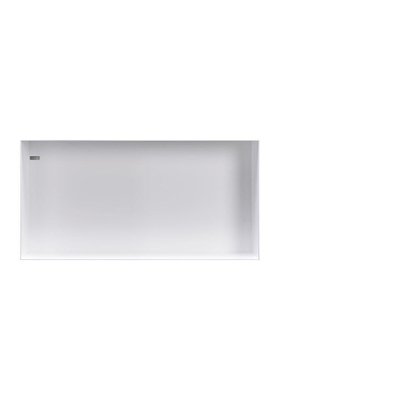Looox Colour BoX inbouwnis - 60x30x10cm - RVS Wit mat OUTLETSTORE
