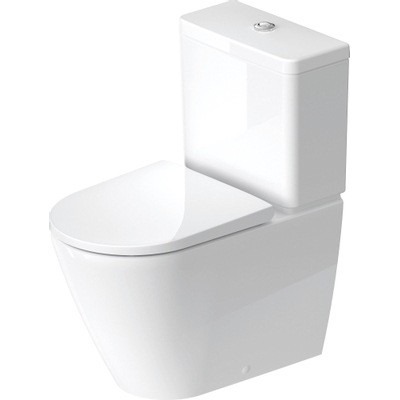 Duravit D-Neo staand toilet 37x65x40cm Zonder reservoir Glans Wit