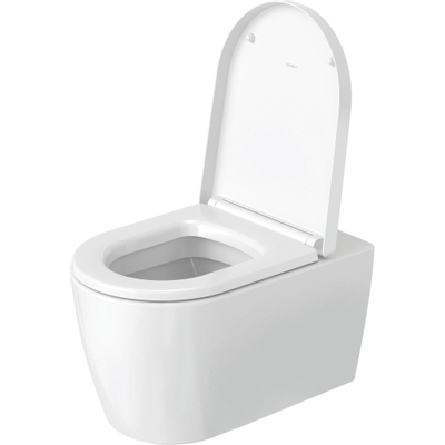 Duravit ME by Starck WC suspendu à chasse profonde 37x57cm avec fixation dissimulée blanc mat