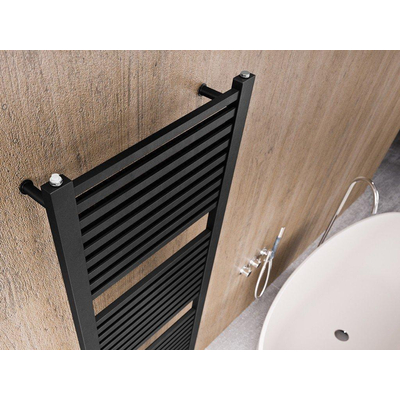 Radiateur électrique Instamat Rim 50x150cm 800watt incluant consoles murales Noir doux