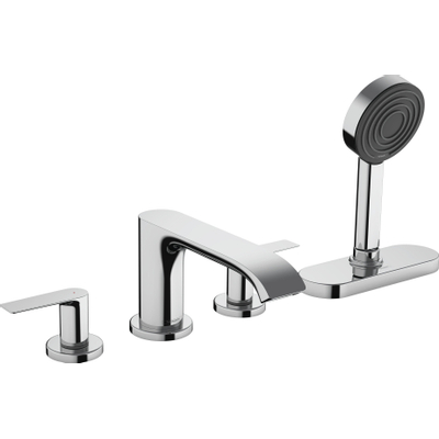 Hansgrohe VIVENIS 4-gats badrandmengkraan - met sbox - hoogglans chroom
