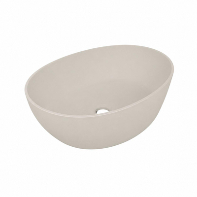 FugaFlow Eccelente Pietra Vasque - 45x32x12cm - solid surface - beige mat