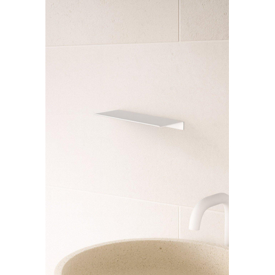 Hotbath &MORE Dubbele Handdoekhaak - voor planchet serie - Geborsteld messing PVD