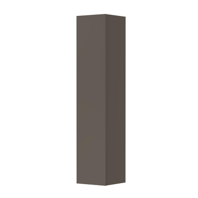 INK Badkamerkast - 36x37x169cm - 1 deur - greeploos - MDF lak - taupe mat