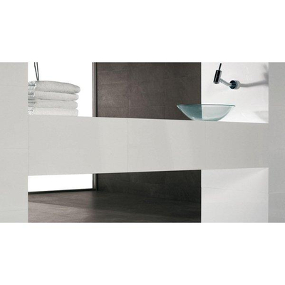 ÉCHANTILLON Ceralto Fornoce Wood Carreau mural 31x61cm 9.7mm pâte blanche Blanc