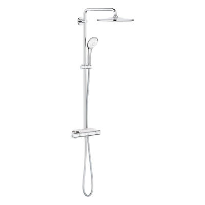 Grohe Euphoria System 310 opbouw regendoucheset – thermostatisch – Ø31 cm hoofddouche – 3-standen handdouche – chroom