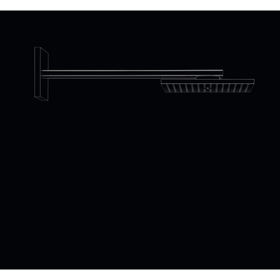Hansgrohe AXOR ShowerSolutions pomme de tête 250/250 1jet avec bras de douche 45cm 25x25cm chrome